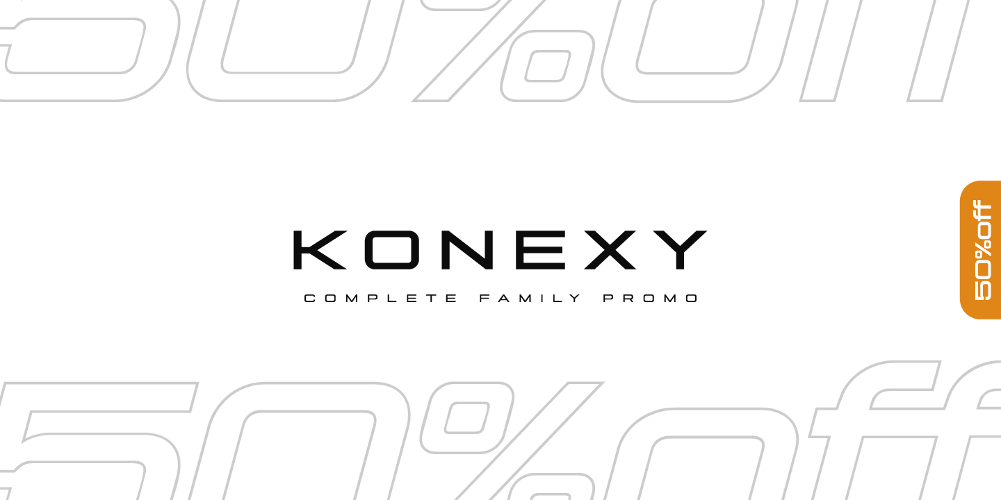 Example font Konexy #1